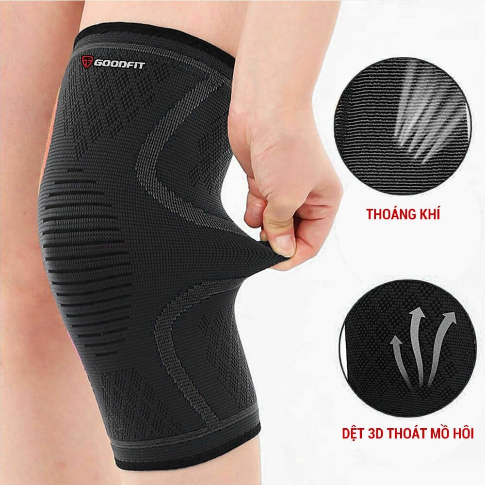 Băng gối, bó gối thể thao đàn hồi GoodFit GF518K