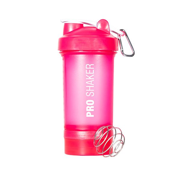 GIFT Bình lắc iFitness Pro Shaker 4-in-1 Cao Cấp - Hồng