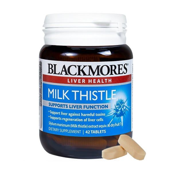 Viên Uống Hỗ Trợ Chống Oxy Hóa & Bảo Vệ Gan Blackmores Milk Thistle - 42 viên