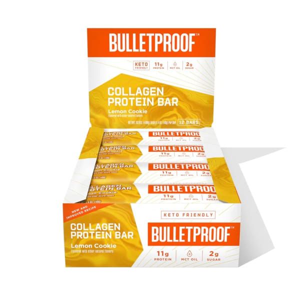 Hộp 12 Thanh Protein Bulletproof Collagen Protein Bar 40g