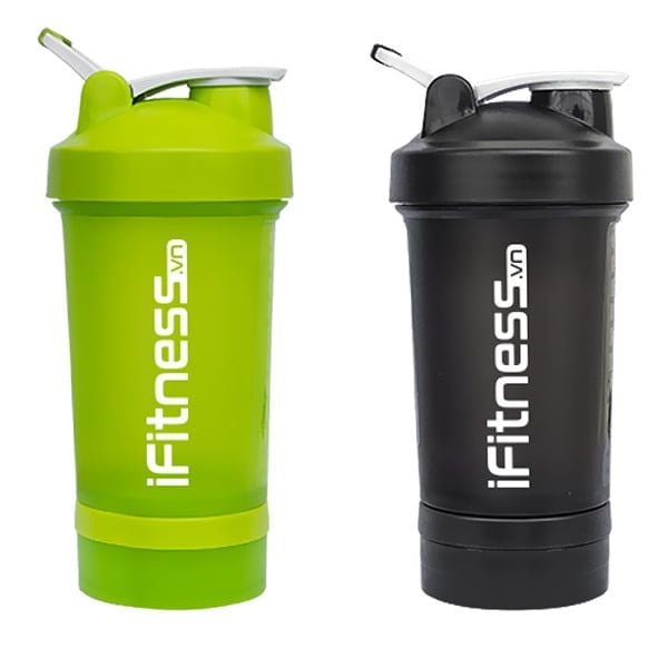 Bình lắc iFitness Pro Shaker 4-in-1 Cao Cấp