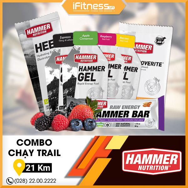 Combo Chạy Dalat Ultra Trail 21Km Hammer Nutrition