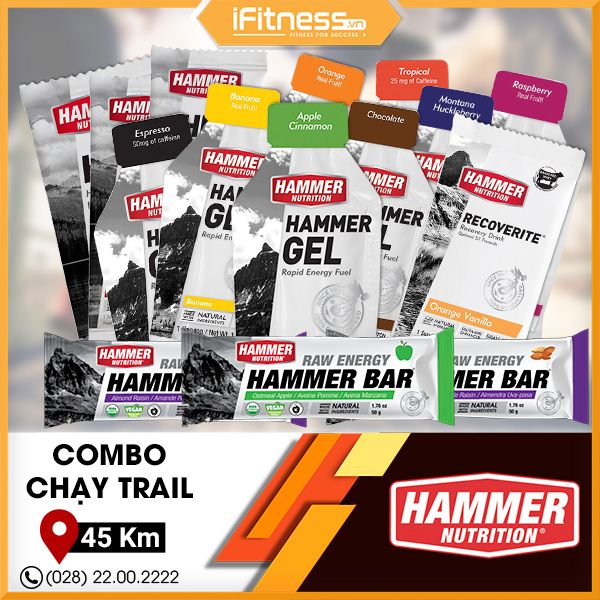 Combo Chaạy Dalat Ultra Trail 45Km Hammer Nutrition
