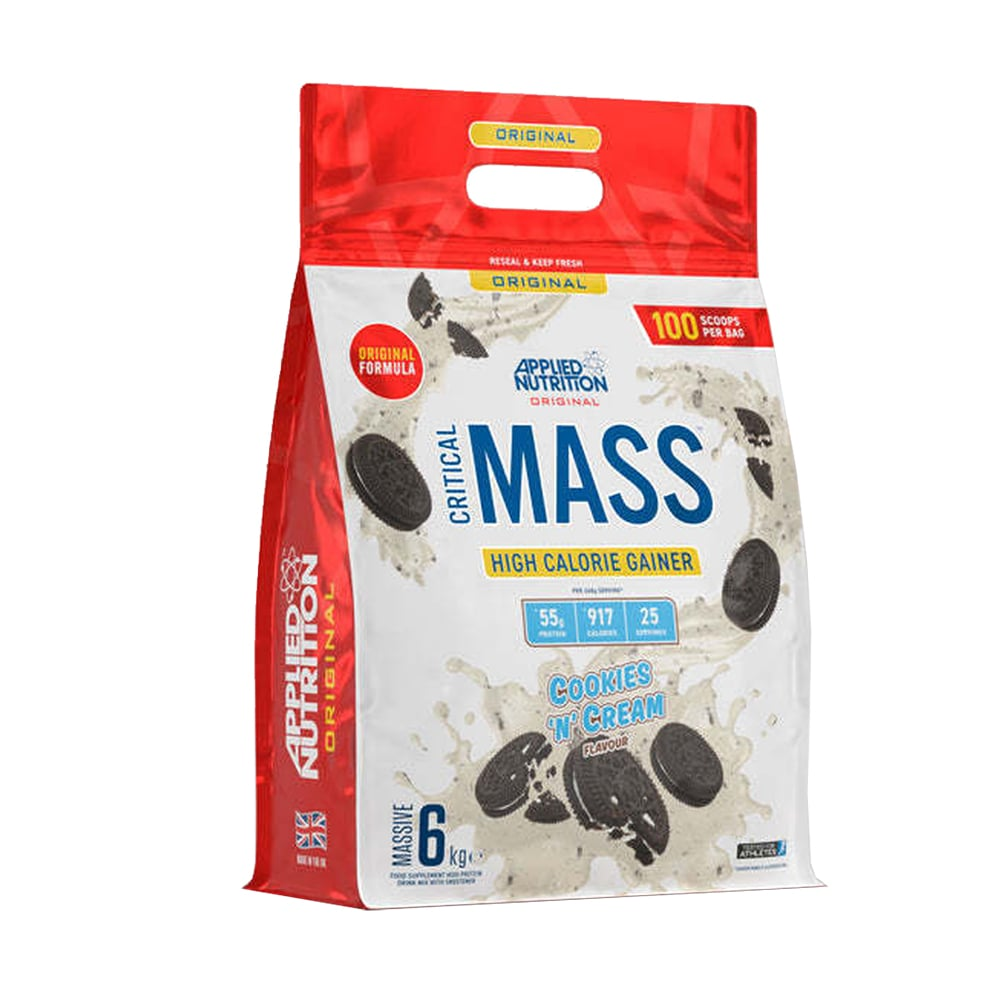 Sữa Tăng Cân Tăng Cơ Applied Nutrition Critical Mass Original 6KG