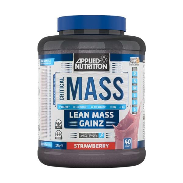 Sữa tăng cân Applied Nutrition Critical Mass 2.4kg - 3 mùi