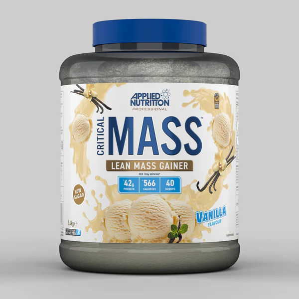 Sữa tăng cân Applied Nutrition Critical Mass 2.4kg - 3 mùi