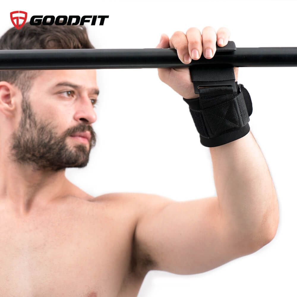 Dây quấn cổ tay có móc nâng tạ (Lifting Hooks ) GoodFit GF732LS