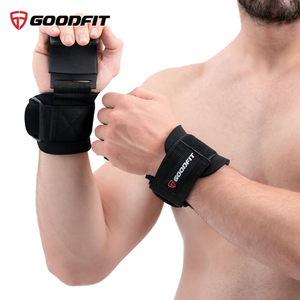 Dây quấn cổ tay có móc nâng tạ (Lifting Hooks ) GoodFit GF732LS