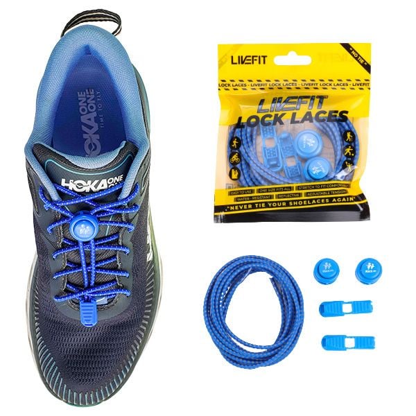 Dây giày thông minh phản quang 3 vạch LiveFit Lock Laces