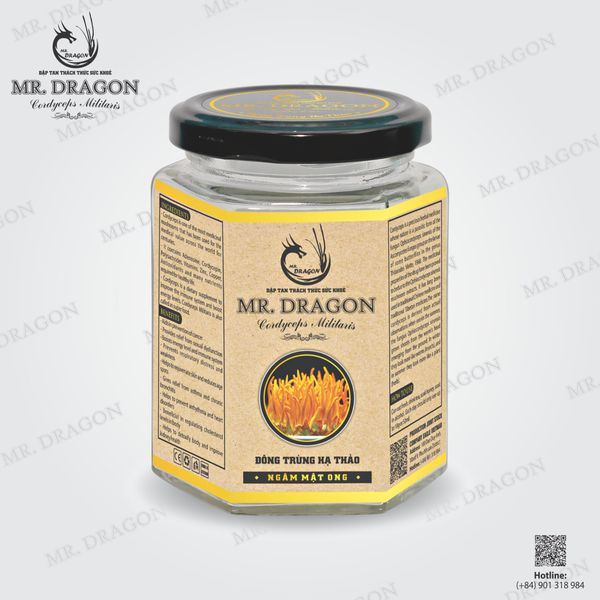 MẬT ONG NGÂM ĐÔNG TRÙNG HẠ THẢO 300ML