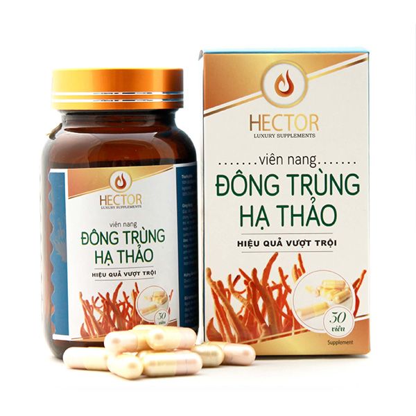 100% Đông trùng hạ thảo Hector ở dạng viên - 30 viên