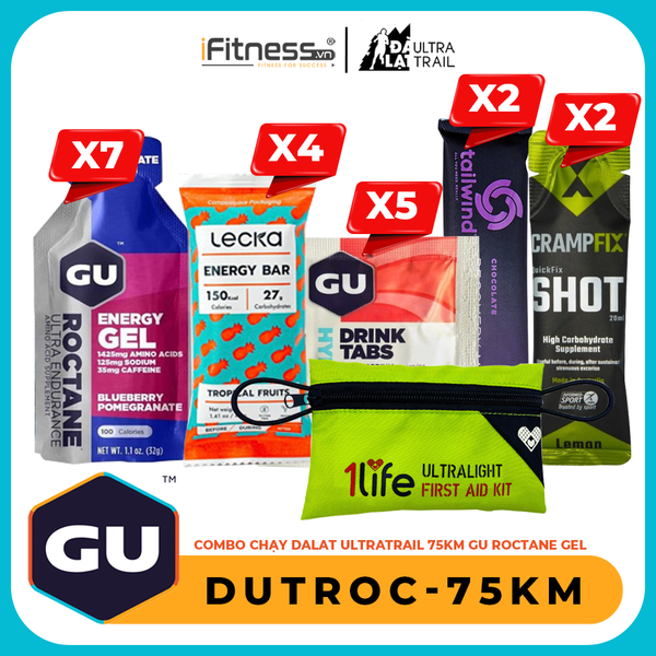 Combo Chay DaLat UltraTrail 75Km Gu Roctane Gel