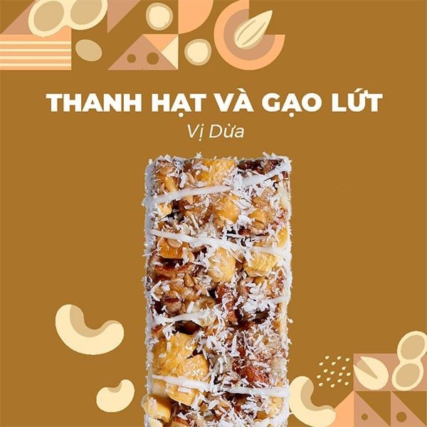 Hộp 6 thanh năng lượng hạt và gạo lứt FITTO