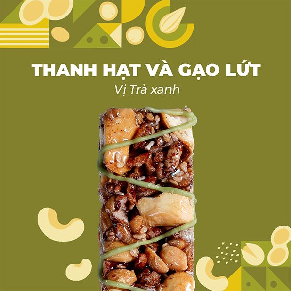 Hộp 6 thanh năng lượng hạt và gạo lứt FITTO