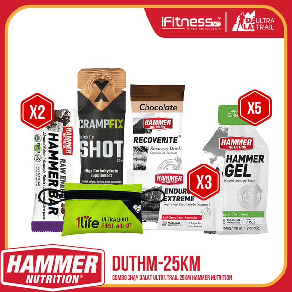 Combo Chay Dalat Ultra Trail 25Km Hammer Nutrition