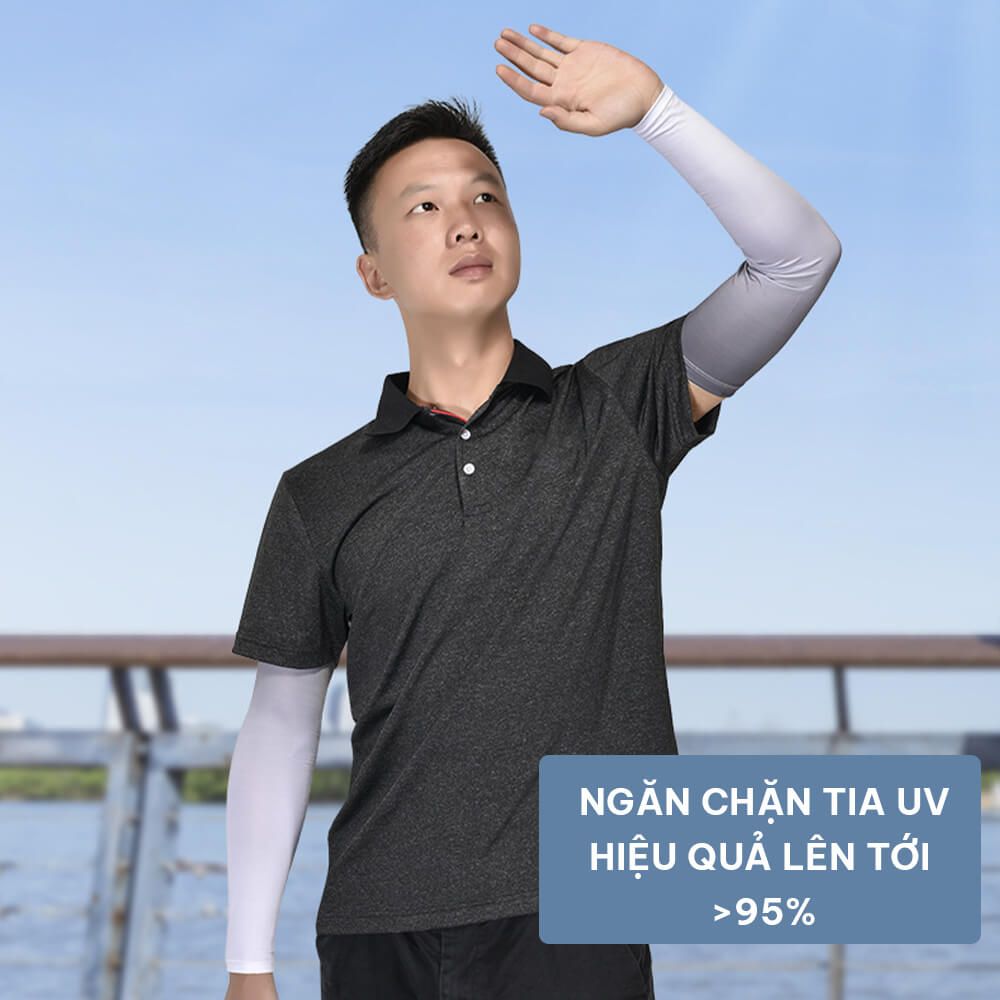 Găng tay chống nắng nam, nữ UPF50+, chống tia UV GoodFit GF206G