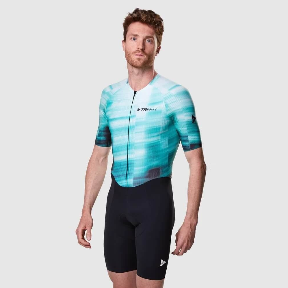 Bộ Quần Áo Ba Môn Phối Hợp Cho Nam - Tri-Fit Geo Men's Triathlon Suit (3 màu)