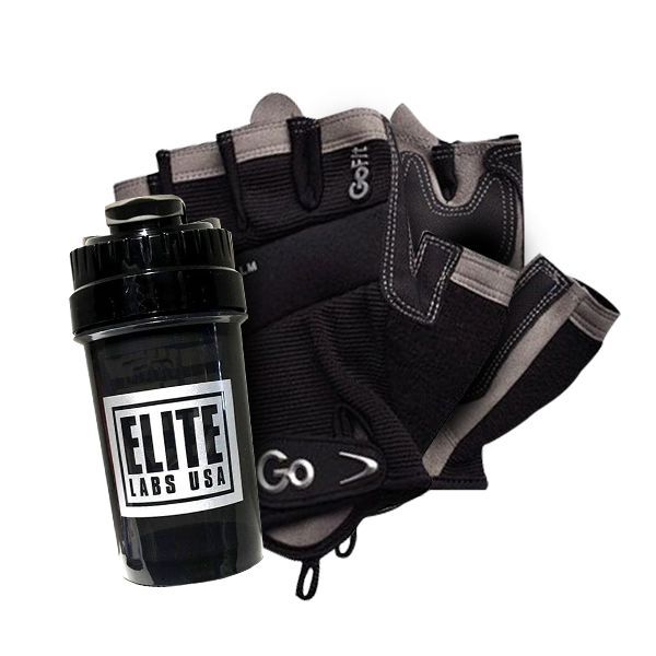 GIFT Găng Tay tập GYM + Bình Lắc Elite Labs USA