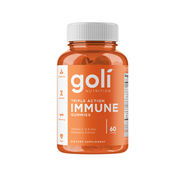 Kẹo Dẻo Tăng Sức Đề Kháng Goli Triple Action Immune Gummies 60 viên