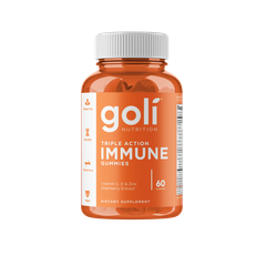 Kẹo Dẻo Tăng Sức Đề Kháng Goli Triple Action Immune Gummies 60 viên