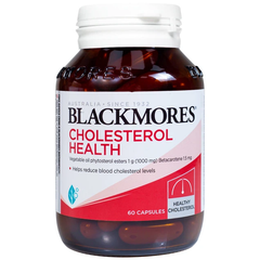 Viên uống Blackmores Cholesterol Health hỗ trợ giảm cholesterol máu - 60 viên