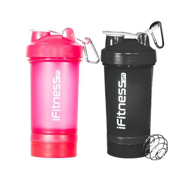 Bình lắc iFitness Pro Shaker 4-in-1 Cao Cấp