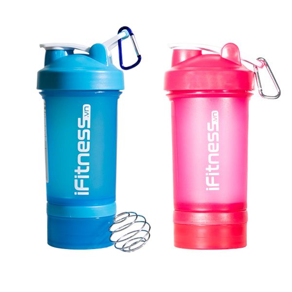 Bình lắc iFitness Pro Shaker 4-in-1 Cao Cấp