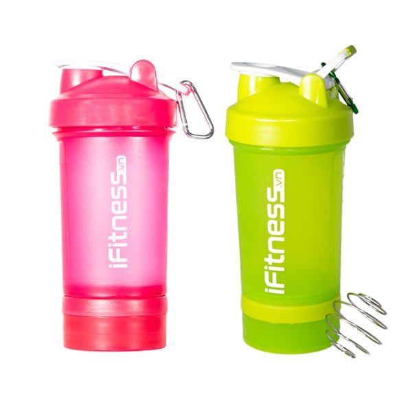 Bình lắc iFitness Pro Shaker 4-in-1 Cao Cấp