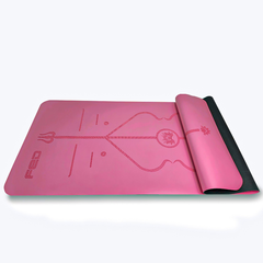 Thảm Yoga Định Tuyến FED Chất Liệu PU, Cao Su Chống Trượt 5mm