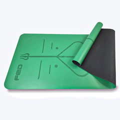 Thảm Yoga Định Tuyến FED Chất Liệu PU, Cao Su Chống Trượt 5mm