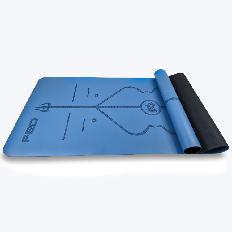Thảm Yoga Định Tuyến FED Chất Liệu PU, Cao Su Chống Trượt 5mm