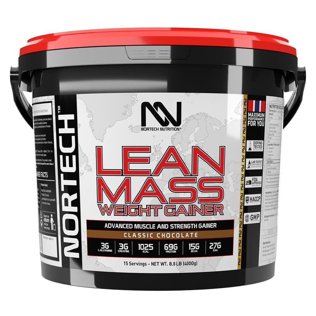 Sữa Tăng Cân Tăng Cơ Nạc Nortech Nutrition Lean Mass Gainer 8.8 LB (4Kg)