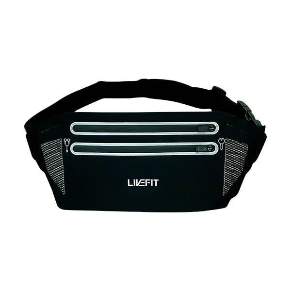 Túi đeo hông chạy bộ LiveFit cao cấp - Running Belt WB07