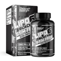 Viên Uống Đốt Mỡ Không Chất Kích Thích Nutrex Lipo-6 Black Stim-free 60 Viên