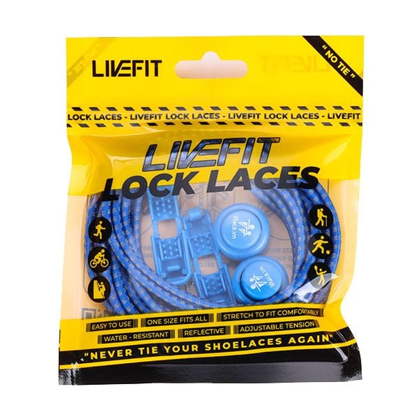 Dây giày thông minh phản quang 3 vạch LiveFit Lock Laces