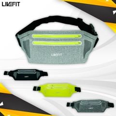 Túi đeo hông chạy bộ LiveFit cao cấp - Running Belt WB07