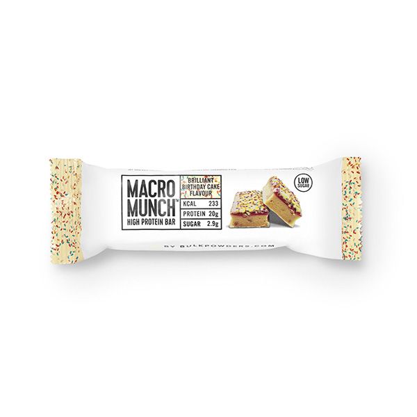 Bánh Protein Bulk Powders Macro Munch Protein Bar 62g - 6 mùi