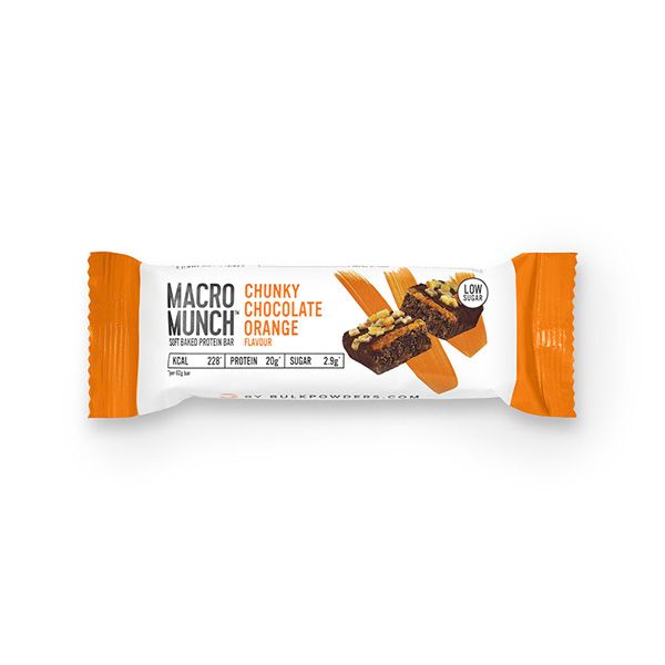 Bánh Protein Bulk Powders Macro Munch Protein Bar 62g - 6 mùi