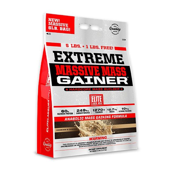 Sữa Tăng Cân Extreme Massive Mass Gainer 2.72kg 3 mùi