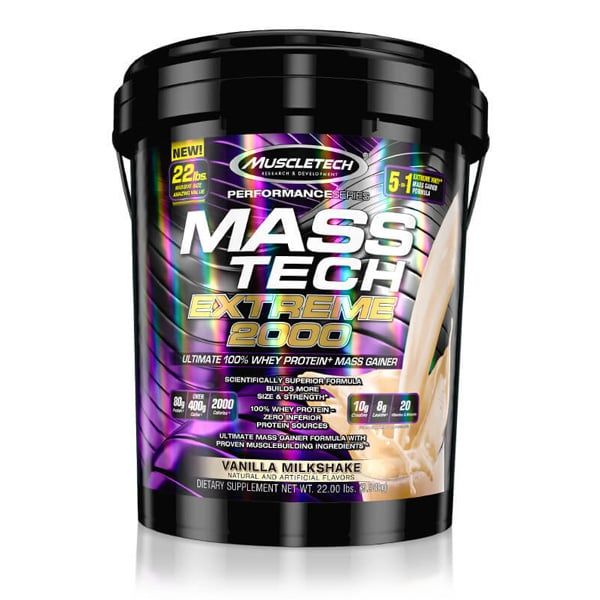 Sữa tăng cân tăng cơ MuscleTech MassTech Extreme 2000 22lbs (10kg)