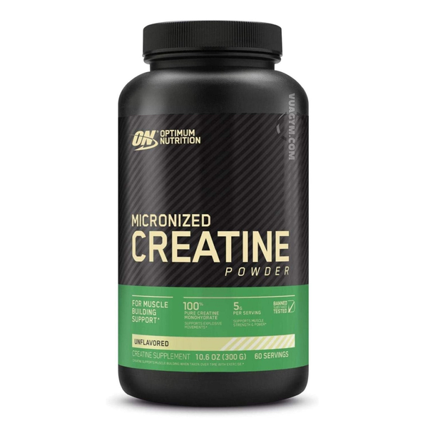 Sữa Tăng Sức Mạnh và Sức Bền Optimum Nutrition Creatine Powder 300g