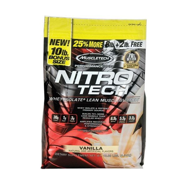 Sữa Tăng Cơ Nitro-Tech Performance Series 4.54kg 2 mùi