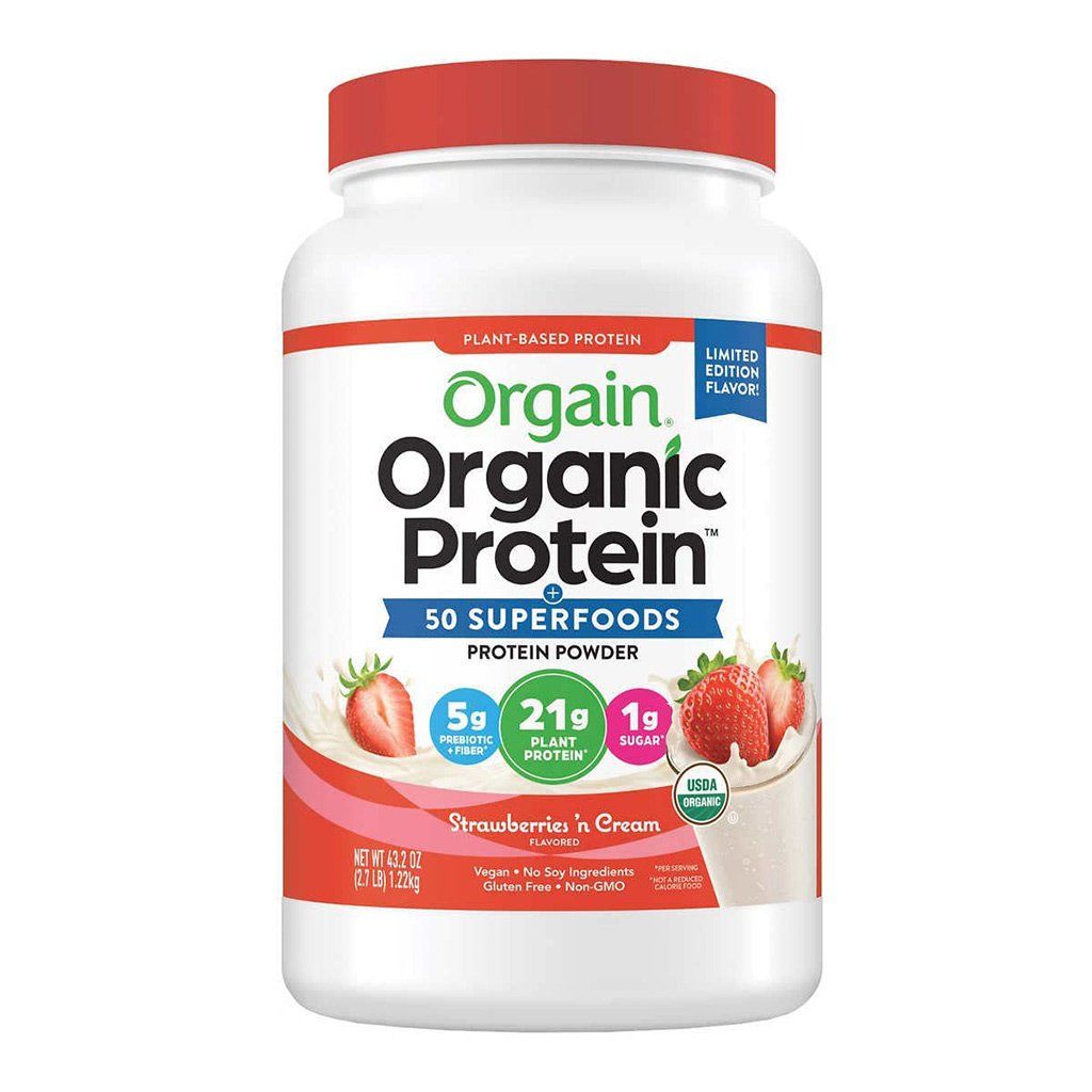 Sữa Tăng Cơ Thực Vật + 50 Loại Siêu Thực Dưỡng Orgain Organic Protein & 50 Superfoods 1.2kg