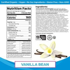 Sữa Tăng Cơ Thực Vật + 50 Loại Siêu Thực Dưỡng Orgain Organic Protein & 50 Superfoods 1.2kg