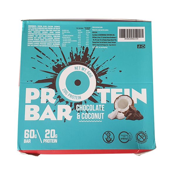 Bánh Play Nutrition Protein Bar Chocolate & Coconut 60g
