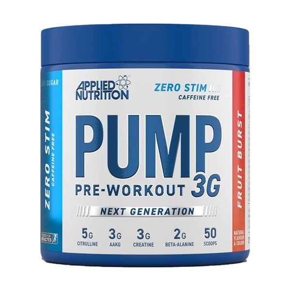 Applied Nutrition Pump 3G Pre Workout Caffeine Free 375G