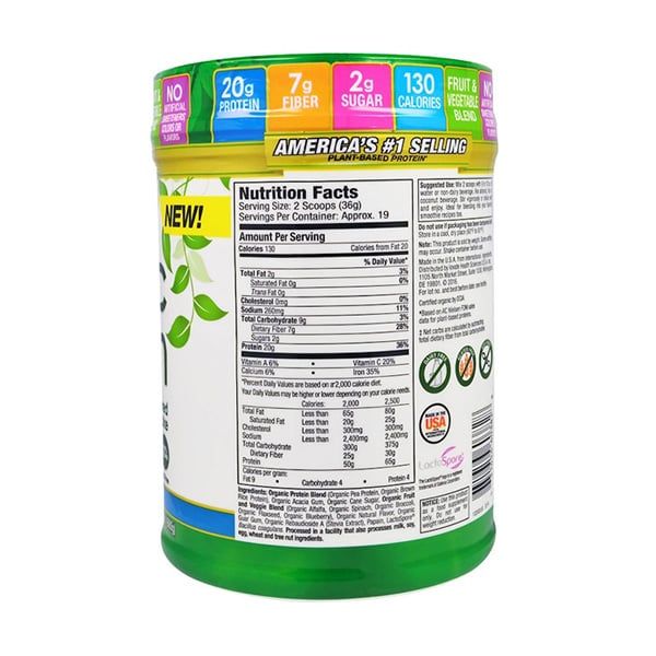 Sữa Tăng Cơ Thực Vật Purely Inspired Organic Protein 680g - 2 mùi