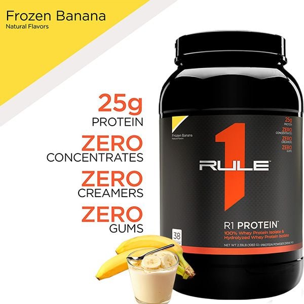 Sữa Tăng Cơ Giảm Mỡ Rule One Protein R1 Protein 26 - 29 lần dùng