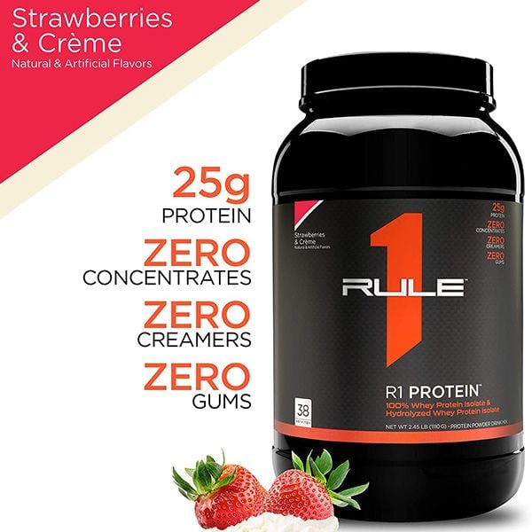 Sữa Tăng Cơ Giảm Mỡ Rule One Protein R1 Protein 26 - 29 lần dùng