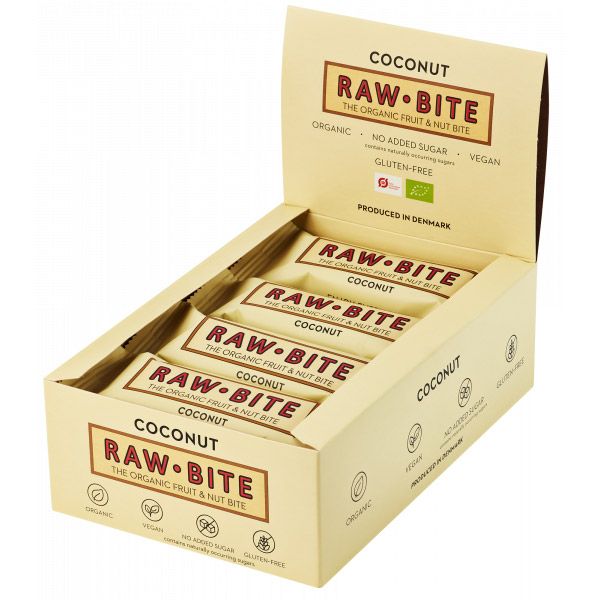 Hộp 12 Thanh Dinh Dưỡng Hữu Cơ Từ Hạt và Trái cây RAWBITE 50g - 8 mùi